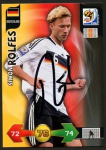 Simon Rolfes #76 signed Autogramm 2010 FIFA World Cup Panini Soccer Trading Card - Bild 1 von 1