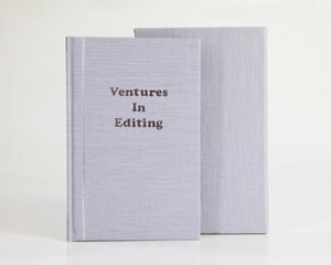 Ventures in Editing by James A. Michener **SIGNED FIRST EDITION COPY**( #0220) - Imagen 1 de 8