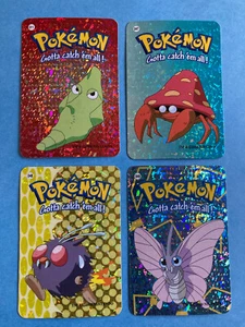Von 2000 - 4 Pokemon Prismen Karten - Metapod/Parasect/Venonat/Venomoth - NM - Bild 1 von 2
