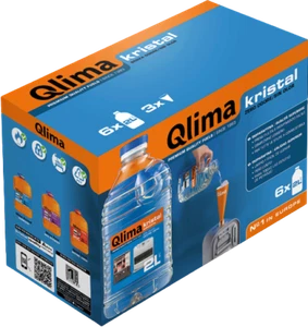 Combustibile liquido stufe,Qlima Kristal confezione 6 x 2lt, INODORE qualità top - Foto 1 di 2