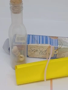 Kit de mensaje de escape junto al mar en una botella de conchas de arena de retiro religioso - Imagen 1 de 7