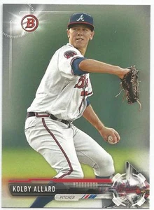 Kolby Allard Atlanta Braves 2017 Bowman Baseball - Picture 1 of 2