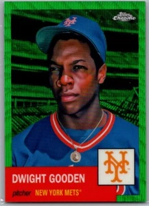 Topps 2022 cromo platino aniversario refractor onda verde/99 Dwight Gooden - Imagen 1 de 2
