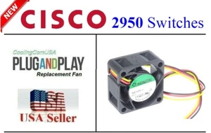 Ventilador genuino Cisco 2950 CISCO2950 1x totalmente nuevo ventilador original Cisco Sunon vendedor de EE. UU. - Imagen 1 de 9