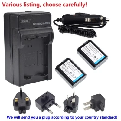 NP-FW50 Battery or Charger For Sony A3000 A5000 A6500 NEX-5 NEX3 SLT-A55 A35 A37 - Image 1 of 4
