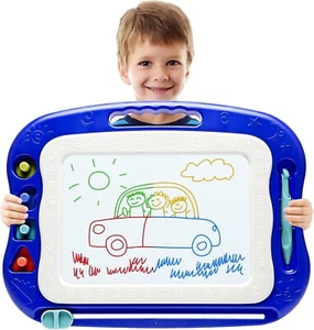 Magnetic Drawing Board Large Toddler Toys Colorful Sketch Magnet Erasable Pad - Picture 1 of 6
