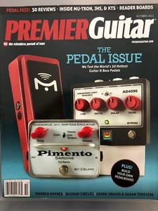 Premier Guitar Magazine “The Pedal Issue” October 2013 - Picture 1 of 6