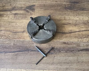 Atlas Craftsman South Bend 8" 4 Jaw Independent Metal Lathe Chuck - 1-1/2" 8 TPI - Picture 1 of 9