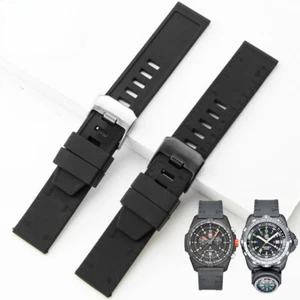 For Luminox 8831 8830 24mm Quality Silicone Tactical Watch Band Straps Mens 23mm - Picture 1 of 11