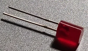 20x LED ROSSI CILINDRICI, DIAMETRO 5MM., "FLAT FRONT", NUOVI (NOS) - Foto 1 di 2