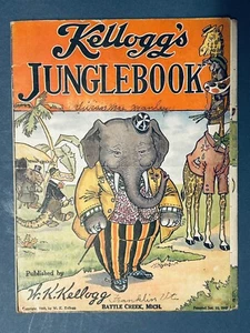 1909 Kellogg's Children’s Mechanical Jungle Book Vivian Manley Franklin Vermont - Picture 1 of 5