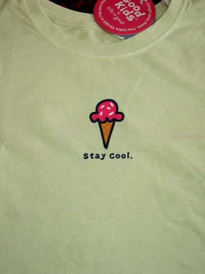 ¡¡NUEVO CON ETIQUETAS!! CAMISETA LIFE IS GOOD "GOOD KIDS" S/S...CONO DE HELADO..."MANTENTE FRESCO"..(L-10) Foto 1 de 2