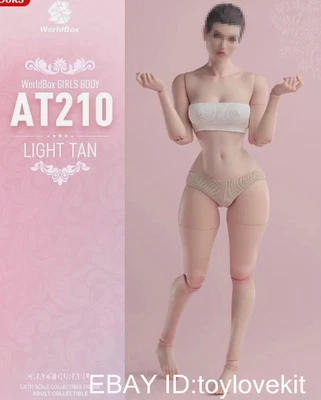 Worldbox AT210 1/6 Female Soldier Body Model for 12'' Action Figure white skin - Image 1 of 4