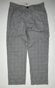 Pantalones plisados a cuadros Obey Hardwork tweed pata de gallo | 33 x 30 - Imagen 1 de 12