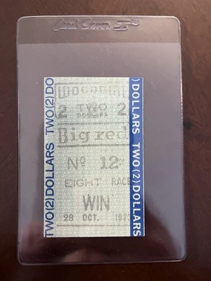 1973 SECRETARÍA CANADIENSE INTERNACIONAL WOODBINE $2 WIN TICKET TOTE - SIN COBRAR Foto 1 de 2