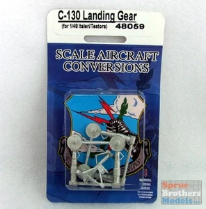 SAC48059 1:48 Scale Aircraft Conversions - C-130 Hercules Landing Gear (ITA/TES - Picture 1 of 1