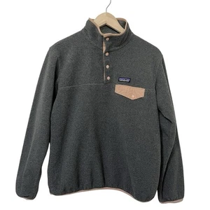 Patagonia Damen Synchilla Snap Pullover Sweater Größe M grau Gorpcore Outdoor - Bild 1 von 7