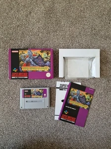 Super Ghouls 'N Ghosts Nintendo SNES PAL Boxed Complete TESTED - Picture 1 of 23