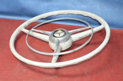 Vtg 1953 1954 Dodge Coronet Royal Steering Wheel w/ Horn Ring & Button 7-SW-79 - Image 1 of 4