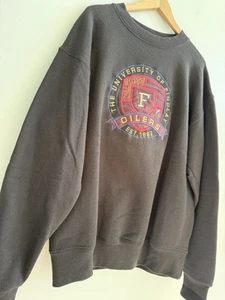 Vintage ‘90s Jansport University Of Findlay Oilers Pullover Sweatshirt USA Sz L - Picture 1 of 11