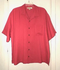 CAMISA TOMMY BAHAMA MANGA CORTA CORAL SEDA TALLA L - Imagen 1 de 4