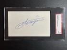 Joe Frazier Signed 3x5 Index Card Boxing Autograph AUTO SGC