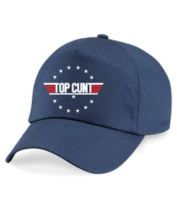 TOP C*NT Baseball Cap | Tom Cruise Top Gun Action Movie | Neuheit Parodie Mütze - Bild 1 von 4