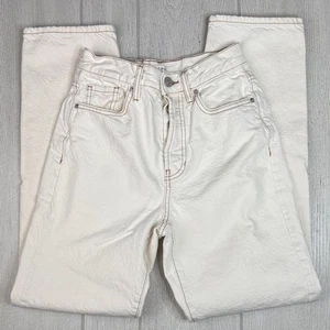 Jeans PacSun Dad taglia 24, bianco sporco - Foto 1 di 10