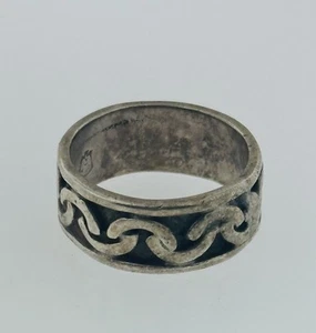 Anillo de plata esterlina 925 vintage celta irlandesa Irlanda talla 7 - 5,51 g - Imagen 1 de 5