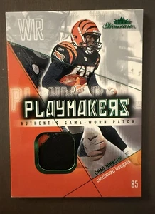 2004 Fleer Showcase Chad Johnson Ochocinco PLAYMAKERS Bengals Authentic Patch - Picture 1 of 2