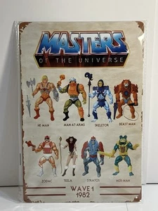 He-Man Masters Of The Universe Metal Sign Poster 80’s Action Figures Ad For Toys - Picture 1 of 1