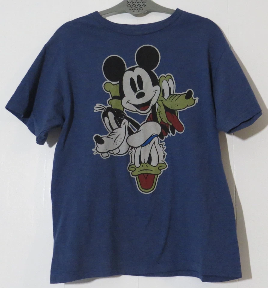 Camiseta Disney Niños Jóvenes XL Azul Pato Mickey Donald, Pluto, Goofy Foto 1 de 4