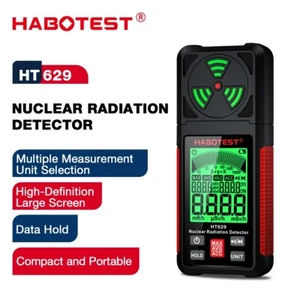 HABOTEST HT629 Geiger Counter Tube Nuclear Radiation Detector β X-Ray Dosimeter