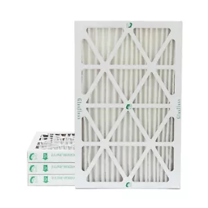 16x25x2 MERV 13 Pleated Air Filters by Glasfloss. 4 Pack. - Picture 1 of 5