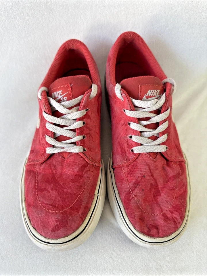 NIKE SB Juvenil Talla 6 Y Rojo Parte Superior Baja Gamuza Tenis # 705266-400 Skateboarding Foto 1 de 1