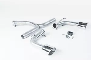 Endrohranlage passend für Golf 7 GTD Auspuff 100mm GTD GTI Sportauspuff - Bild 1 von 5