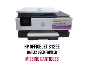 HP OfficeJet 8122e Wireless All-in-One Color Inkjet Printer, Copy, Scan [NO INK] - Picture 1 of 11