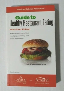 Guide to Healthy Restaurant Eating by Hope S. Warshaw - American Diabetes Assoc - Bild 1 von 3