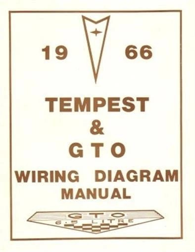 PONTIAC 1966 Tempest & GTO Wiring Diagram 66 - Image 1 of 1