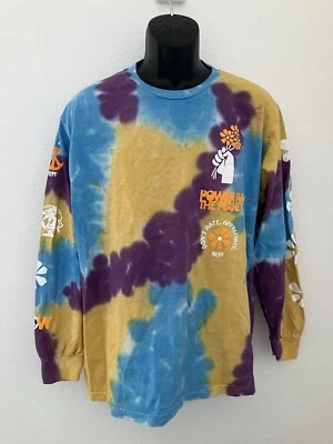 NEFF Hombre Power to the Planet Tie Dye Camiseta Manga Larga Multicolor Talla M Foto 1 de 4