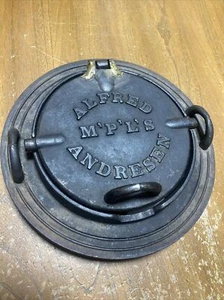 Antique Krumkake Iron Maker 1893 Alfred Andersen Minneapolis MN - Picture 1 of 14
