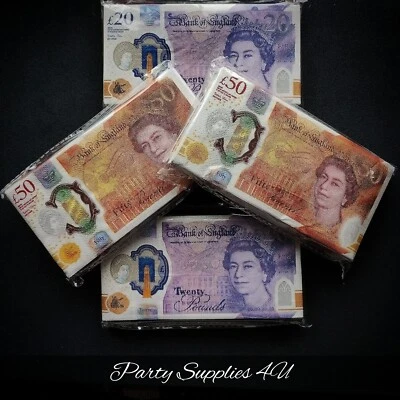 CDS GROUP 16pk Money Napkins/Bank Notes/£20/£50/Art/Decoupage/Tissues/Party/Fun/Novelty