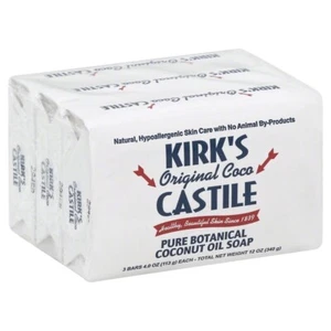 Kirk's Original Coco Castile Soap - 4 oz Each / Pack of 3 - Picture 1 of 1
