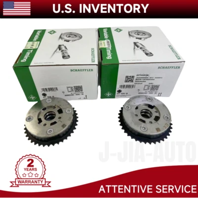 2 Camshaft Adjuster Gears Left Right Intake Exhaust For BMW N26 N20 11367583818 - Image 1 of 4