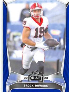 2023 Leaf Draft BLUE Football Trading Cards Pick From List Base - Auto H