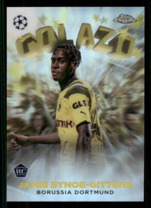 2022-23 Topps Chrome UEFA Club Competitions Golazo #G1 Jamie Bynoe-Gittens - Picture 1 of 2