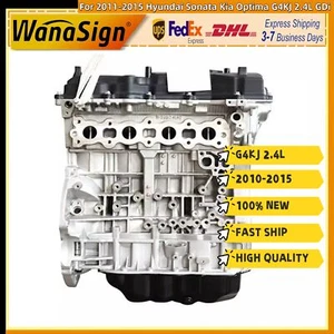 Long block Engine Assembly For 2011-2015 Hyundai Sonata Kia Optima G4KJ 2.4L GDi - Picture 1 of 4