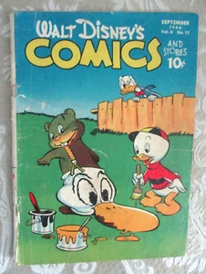 WALT DISNEYS COMICS UND GESCHICHTEN #72, 1946, -VG, BARKS STY/ART, W. KELLY CVR - Bild 1 von 3