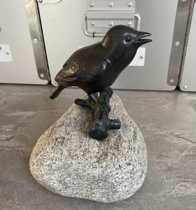 Vogel - Skulptur ✨ Philipp Basche✨ Kupfer Kunstobjekt - Höhe 19cm - SIGNIERT - Bild 1 von 15