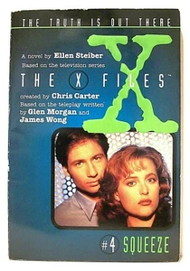 THE X-FILES "SQUEEZE" Softcover Novel by ELLEN STREIBER (1996, Harper Trophy) - Picture 1 of 2